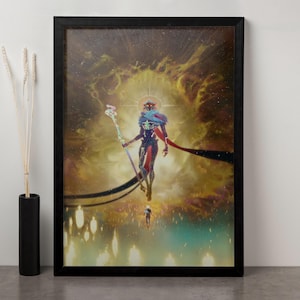 Arte mural arcano, póster de la temporada 2 de Arcane, arte de League of Legends, póster de Arcane, póster de Viktor, arte mural de Arcane Viktor, póster de la serie de televisión
