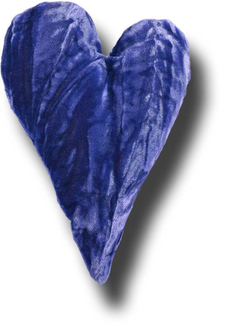 Velvet Heart Sachet Pillow Two Sizes BULK DISCOUNT Flax Etsy