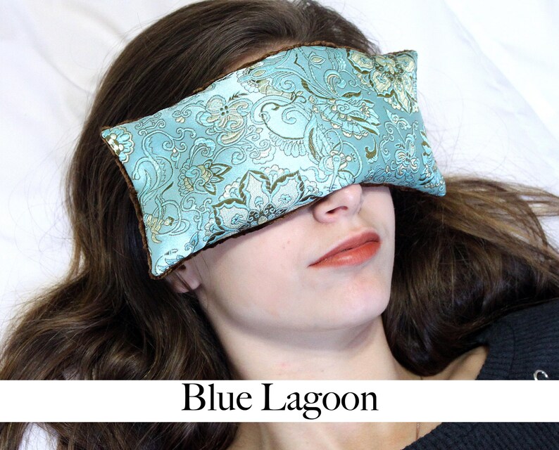 Handmade Eye Pillow Yoga/therapy Microwavable Flax Seed Etsy