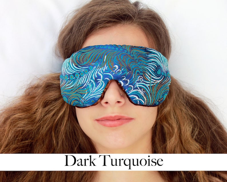 Adjustable Blackout Travel Sleep Eye Mask Dual Sided Satin image 0