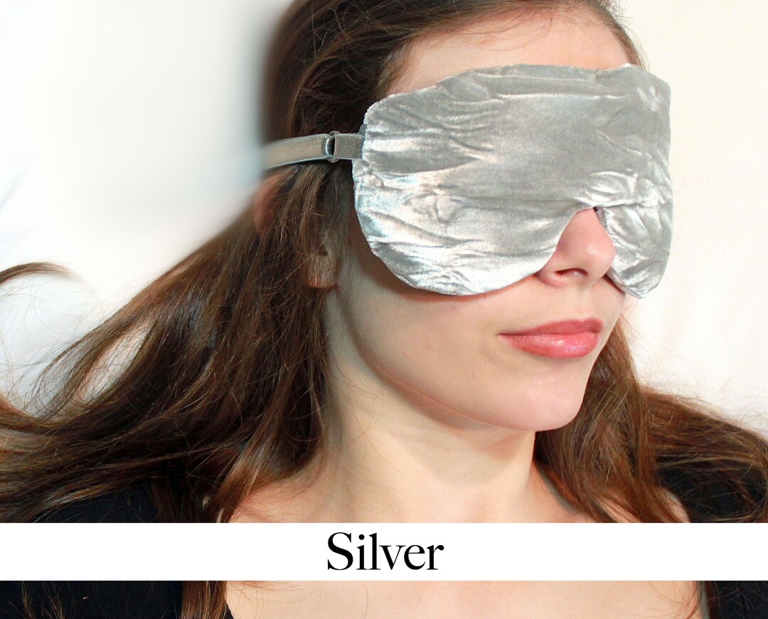 Handmade Opulence Blackout Sleep Eye Mask | Lightweight Poly Fill ...