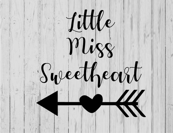 Download Little miss sweetheart svg ai png dxf | Etsy