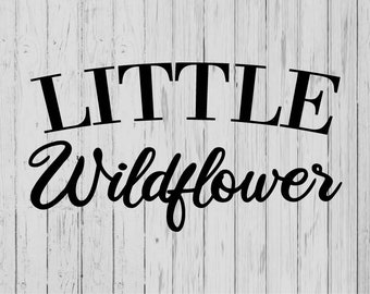 Little wildflower svg ai png dxf