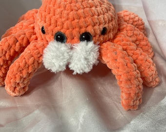Handmade Crochet Spider | Cute Amigurumi Halloween Decor | Spooky Plush Toy | Creepy-Cute Collectible | Unique Gift for Spider Lovers
