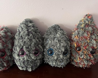 Unique Nouglas Buds | Handmade Crochet Collectibles | Colorful Amigurumi Art