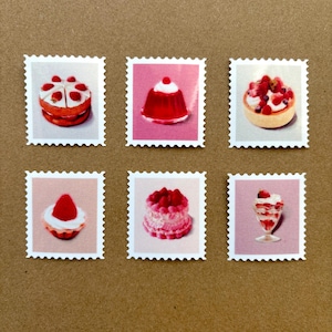 Pegatinas vintage de postre de fresa, resistentes al agua, bonitas, para portátiles, fresas, diarios, planificadores, bujo, Kindle