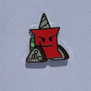 BFDI Pin Mech-Suit Enamel Pin