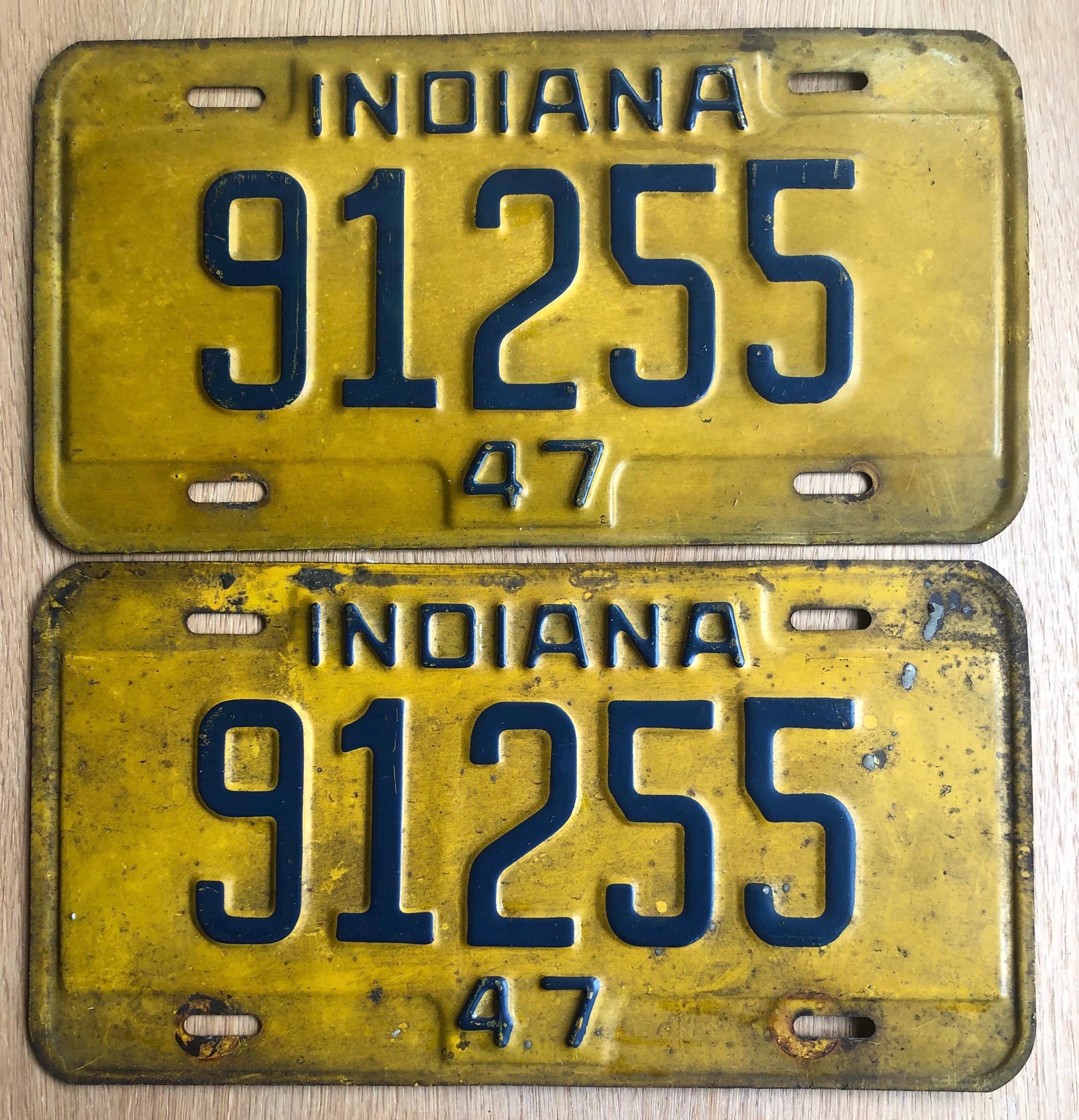 1947 license plate - Etsy 日本