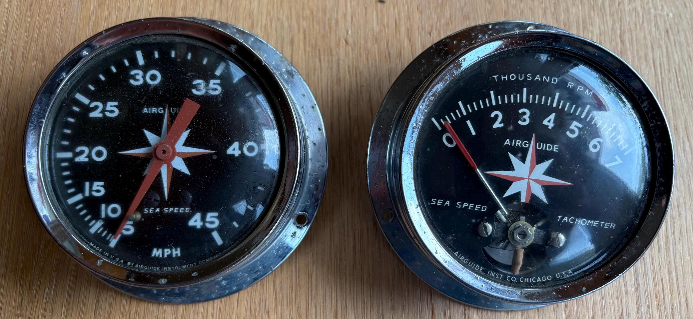 Vintage Boat Speedometer - Etsy