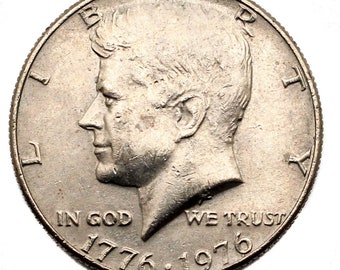 thumbnail image 2 of 1976 Bicentennial 3-Coin Set – 24K Gold Plated & Prism Hologram – JFK, Ike, Quarter 2 of 5