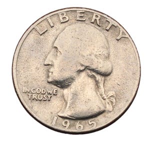 Quarter dollar 1965 - Etsy 日本