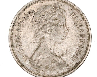 イギリス 10 ニューペンス - エリザベス2世第2肖像 | コイン KM912