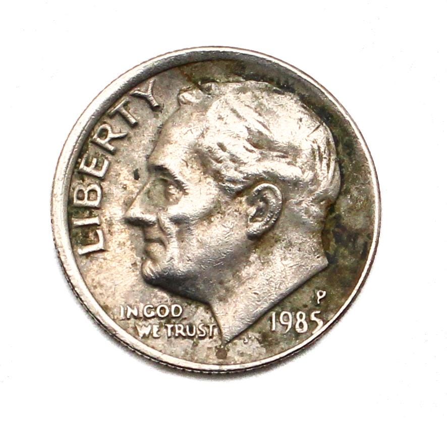 エラー アメリカ 1985-P ルーズベルト 10セント エラーコイン アメリカ 1985-P ルーズベルト 10セント - メルカリ