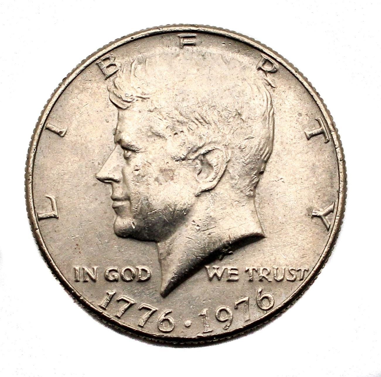 アメリカ 50セント銀貨 ケネディ ハーフダラー 1964年銘 カプセル入り