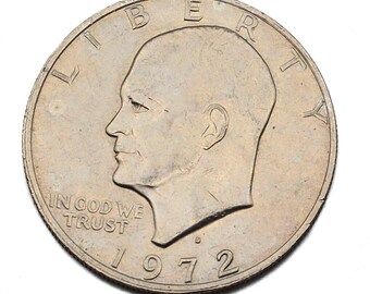 1972-D アイゼンハワードル 流通米国1ドルコイン コレクターズアイテム