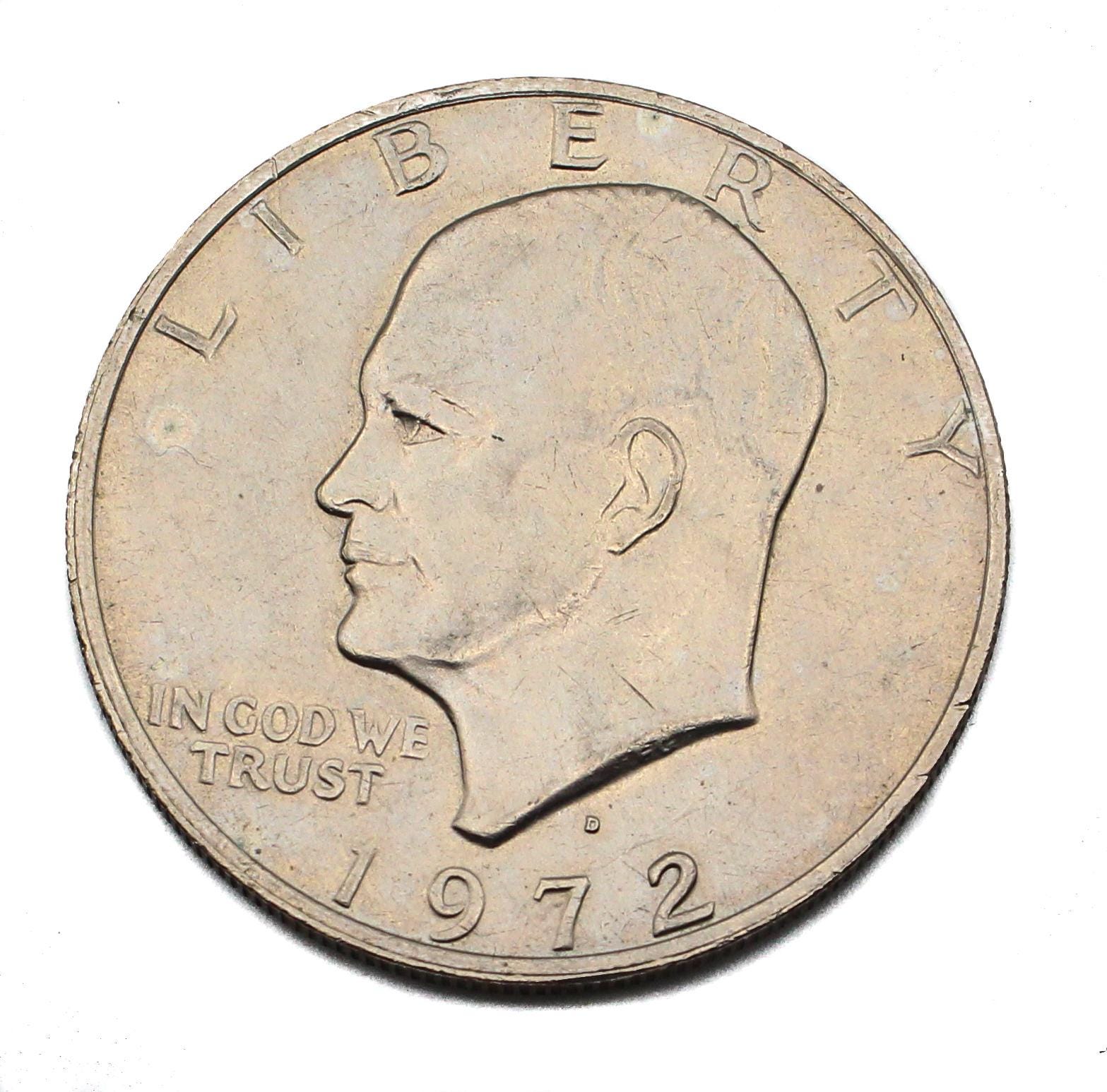 1972-D アイゼンハワードル 流通米国1ドルコイン コレクターズ