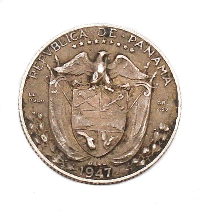 1947年 パナマ 1/10 バルボア 90% 銀貨 コレクターズコイン - Etsy 日本