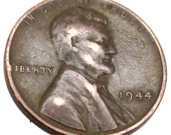 1942年リンカーン・ウィートペニー（ミントマークなし）米国