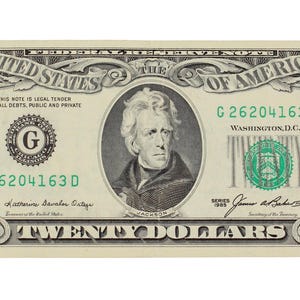 1985 20 Federal Reserve Note Chicago– Vintage US Paper Money – Collectible US Bill