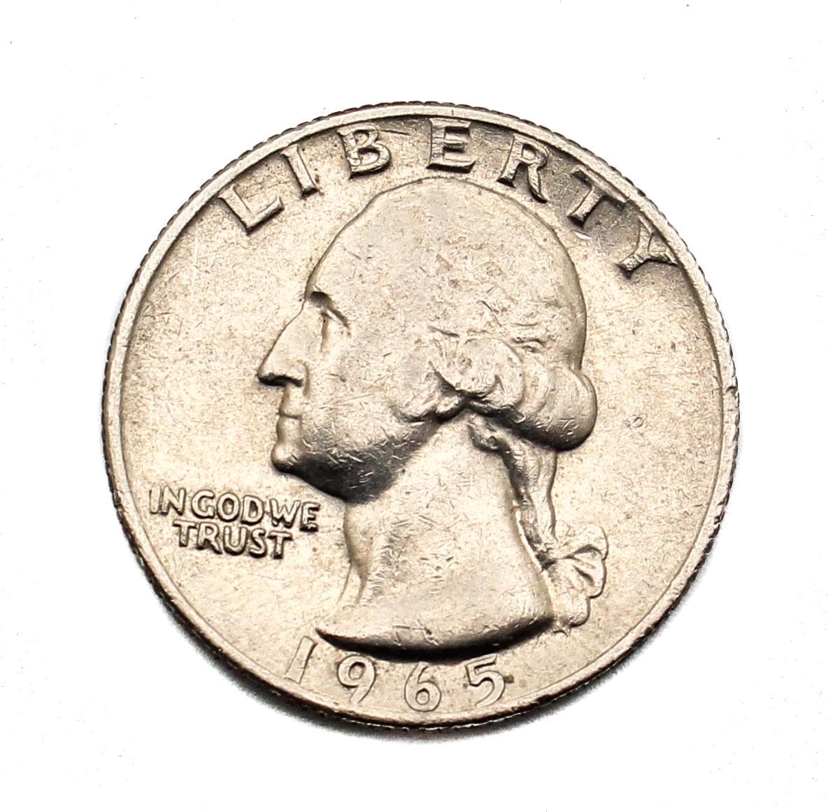 1965年ワシントンクォーター25セント流通米国コレクターコイン - Etsy 日本