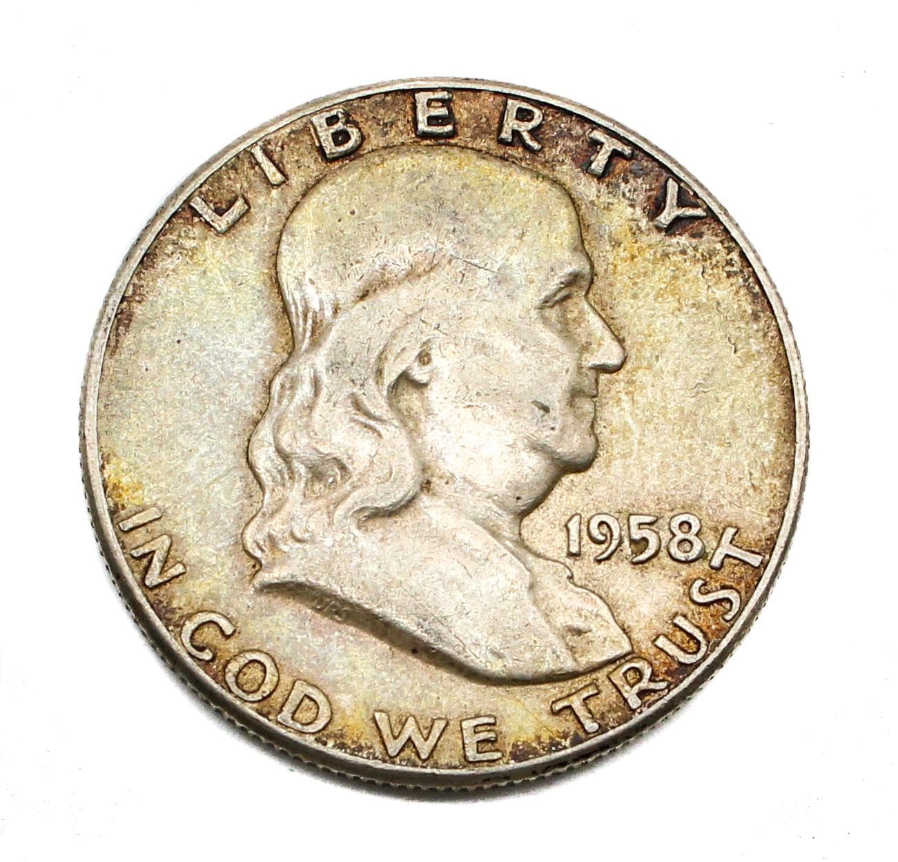 1958年フランクリン・ハーフダラー：90%銀の米国コレクターズコイン