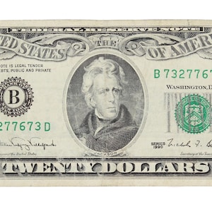1990 20 Twenty Dollar Bill US Federal Reserve Note New York B73277673D