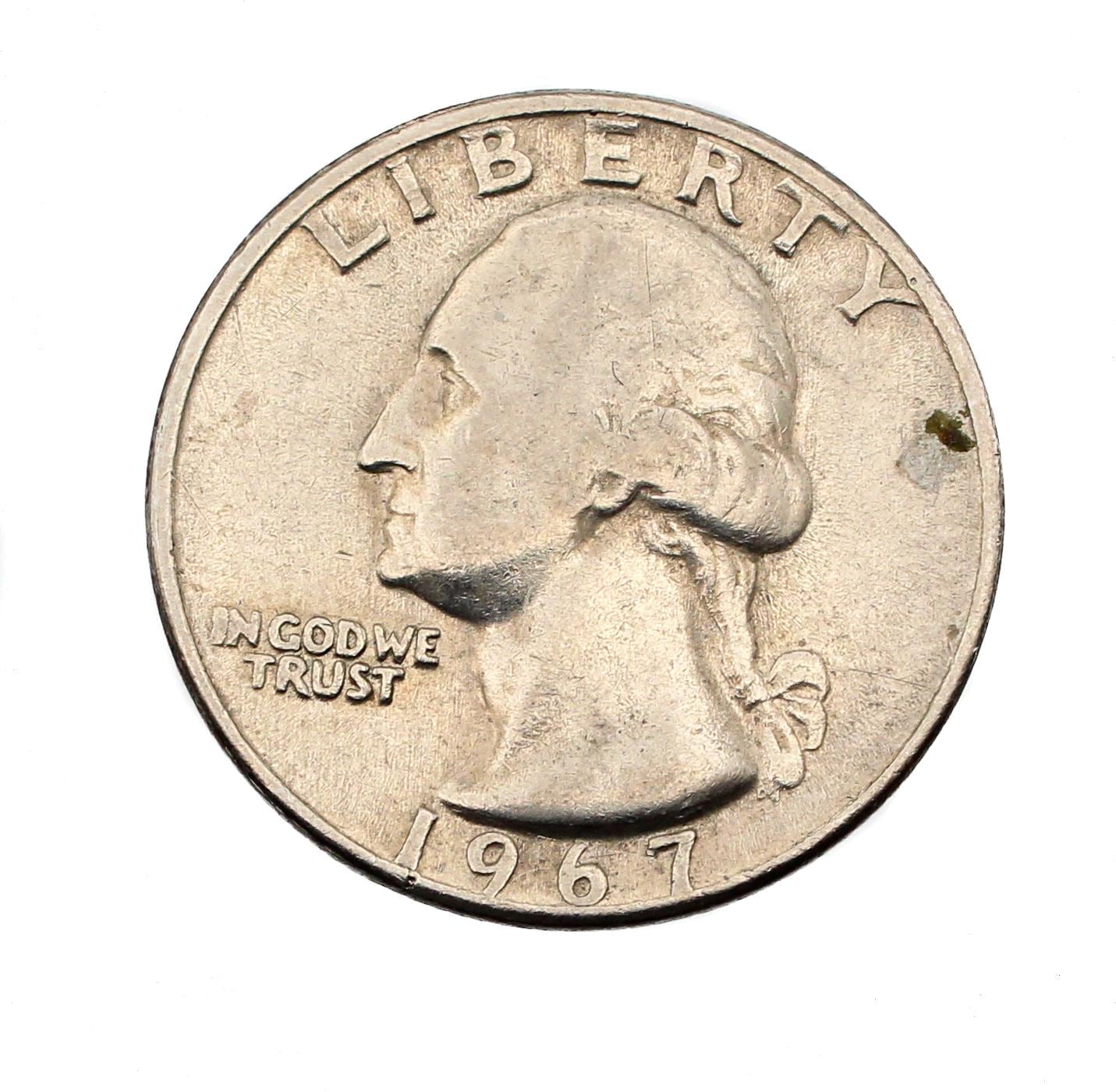 1967 quarter no mint mark - Etsy 日本