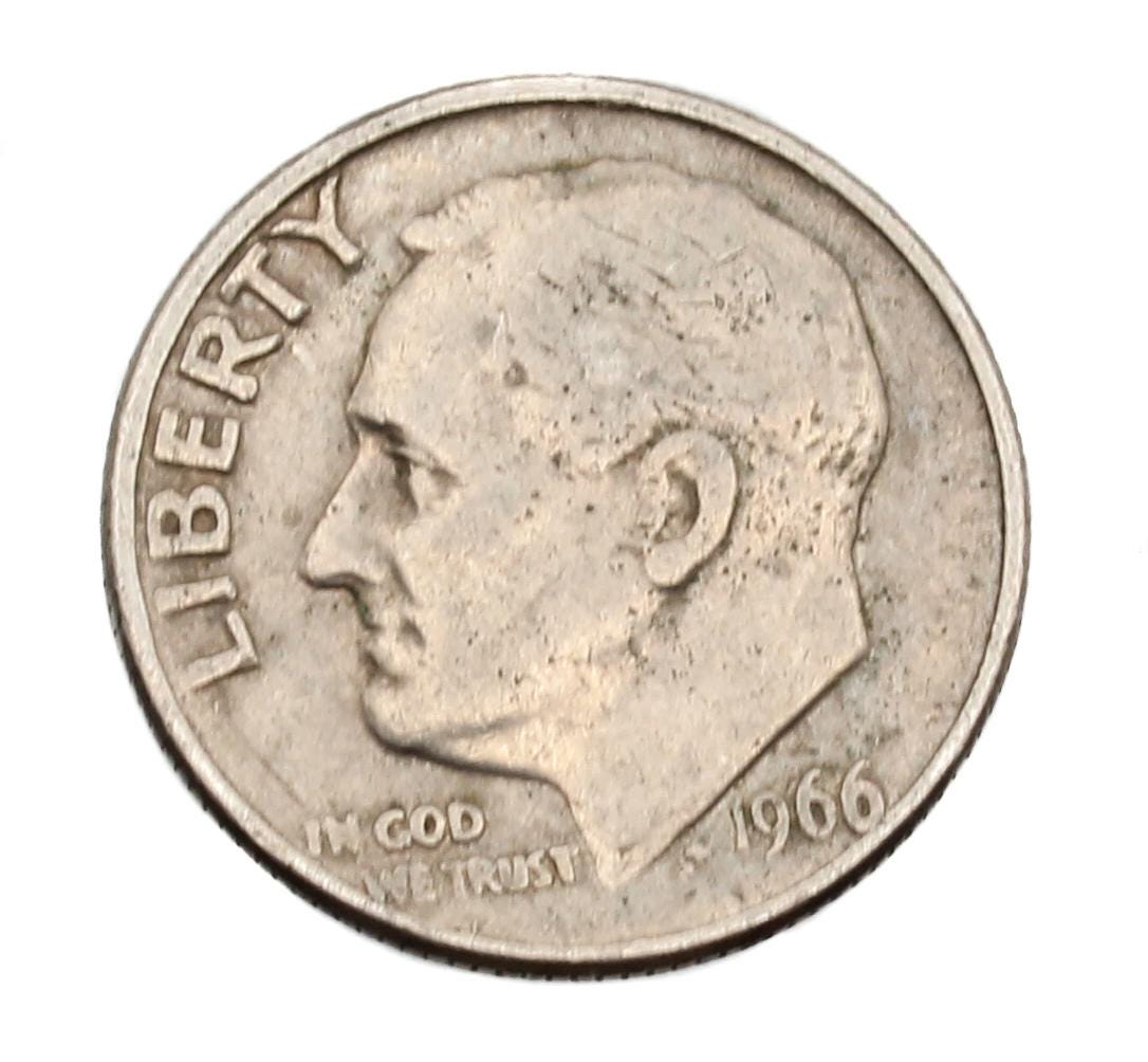 1965 dime no mint mark - Etsy 日本
