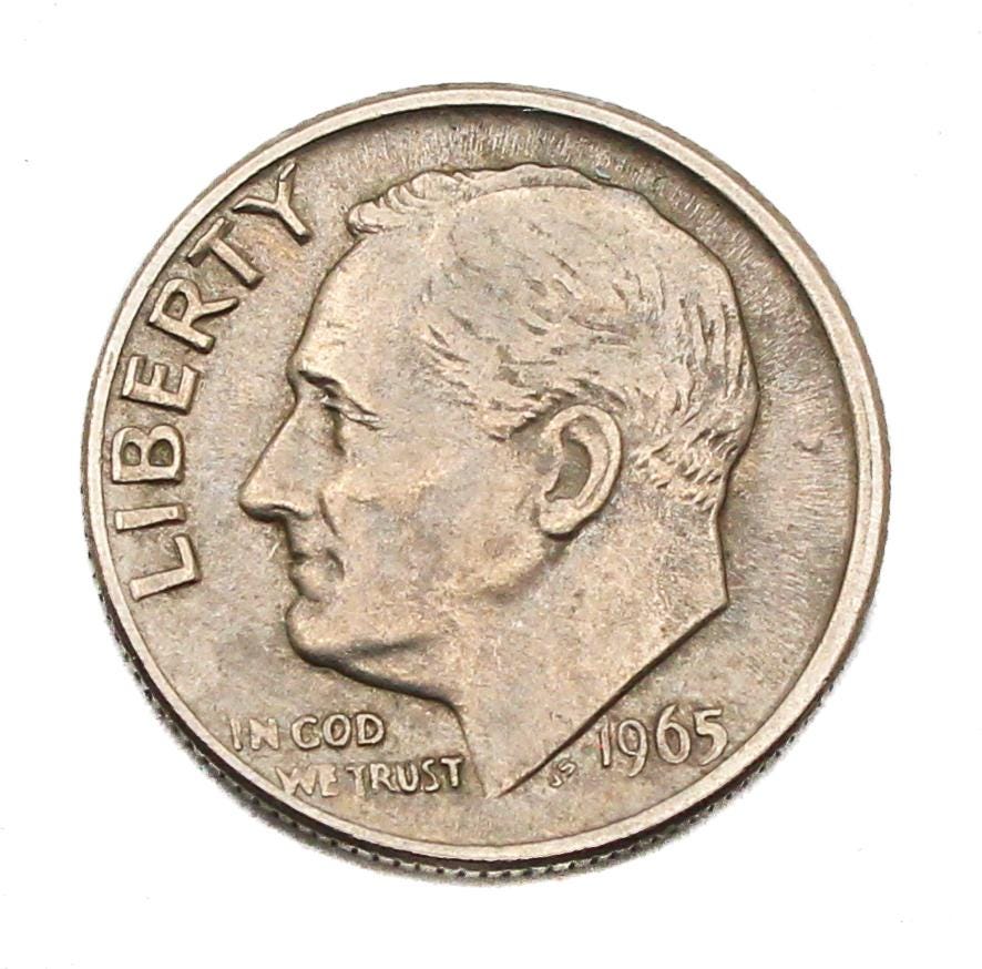 Roosevelt dimes no mint mark - Etsy 日本