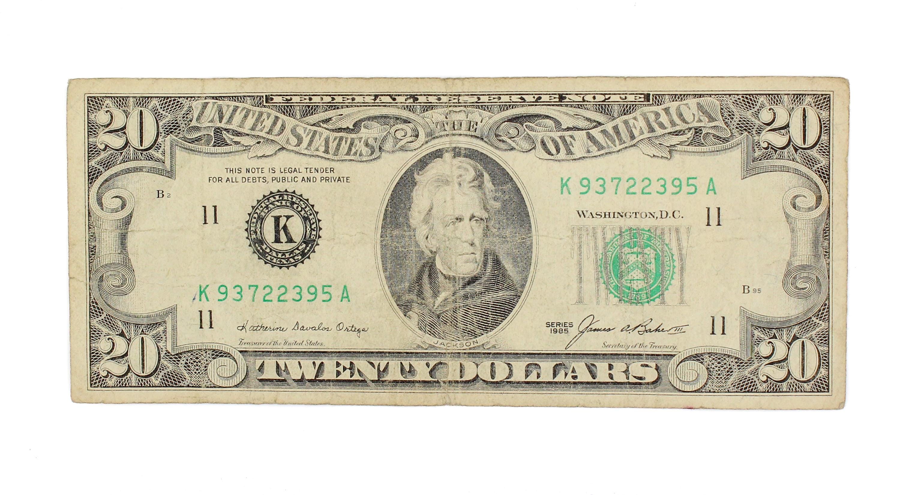 1985 20 Bill Valuenull