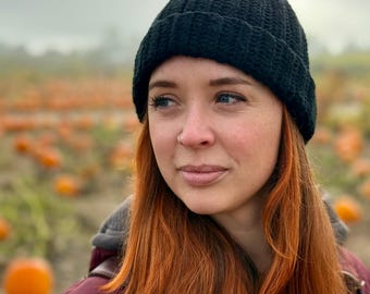 Handgefertigte Häkelmütze | Gemütliche Herbst Mütze | Weiche Winter Beanie