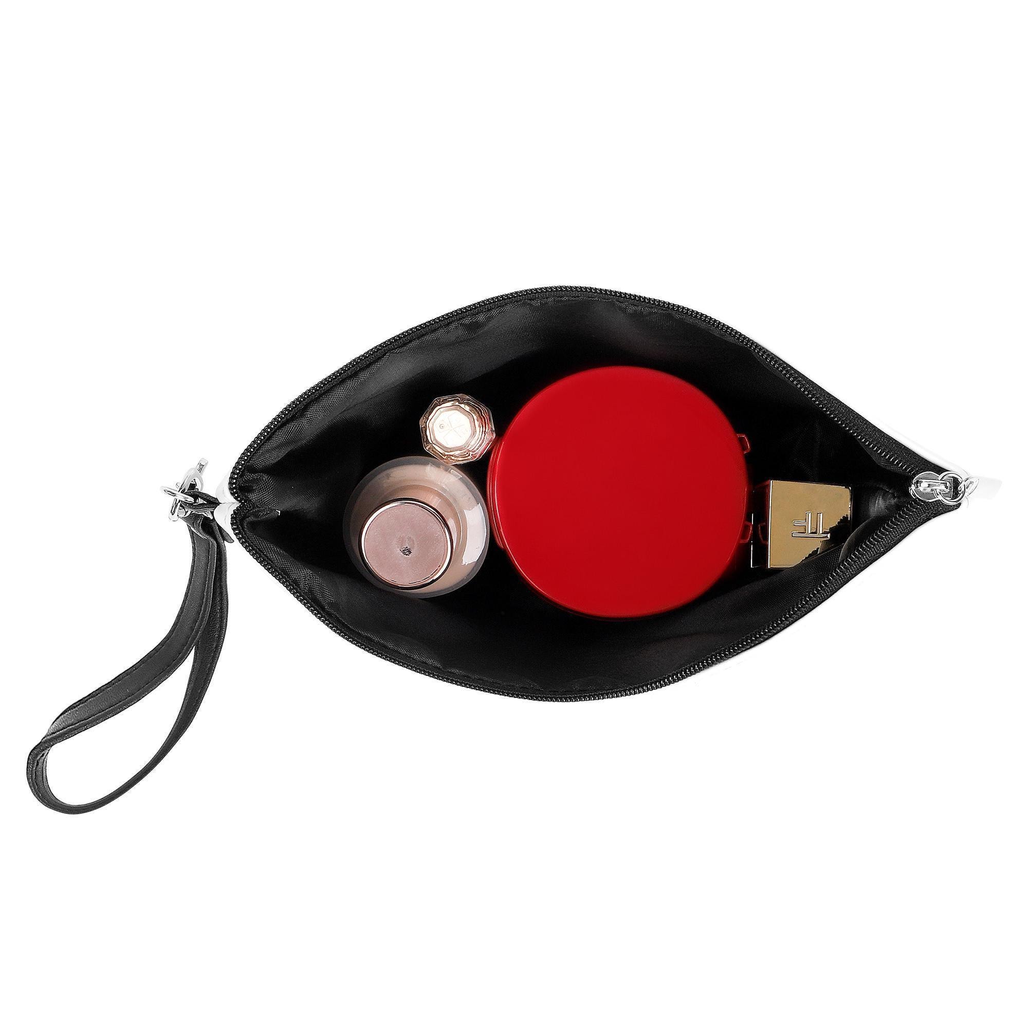 BWWKTOP Kosmetiktasche „Crow“ Für Bücherliebhaber – Baumwolle, 23 X 16,5 Cm, Mit Reißverschluss