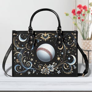 Bolsa de béisbol para entusiastas de los deportes, linda cartera cruzada, cartera única, diseño especial, bolsas de regalo, bolsas de regalo para mamá, regalo de novia para ella