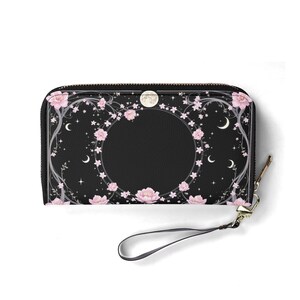 Otaku Stil Brieftasche Vegan Leder Niedliche Geldbörse Einzigartige Geschenk Geldbörsen Zip Rund Frauen Brieftasche Niedliche Mädchen Einzigartige Geschenkidee