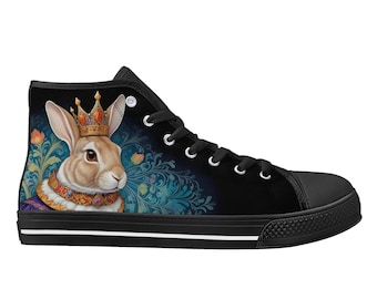 King Rabbit High Top Canvas Shoes – Unisex Sneakers