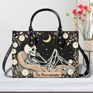 Bolso para procrastinar, lindo bolso cruzado, bolso único, diseño especial, bolsas de regalo, bolsas de regalo para mamá, regalo para novia, para ella