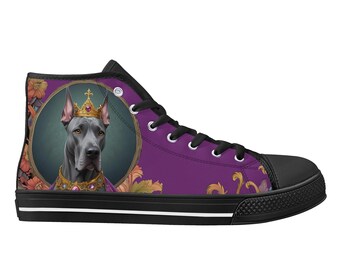 Dog Lover High Top Canvas Shoes – Custom Print Unisex Sneakers