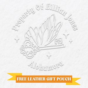 Personalised Book Embosser, Gift In Time For Christmas, From The Library Of Book Embosser, Library Embosser, Custom Book Stamp, Booktok Gift