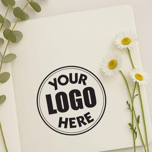 Custom Logo Stamp – Your Logo Here – Business Packaging Stamp – Branding Stamp for Small Shops – Self-Inking, Wooden Stamp Or Embosser