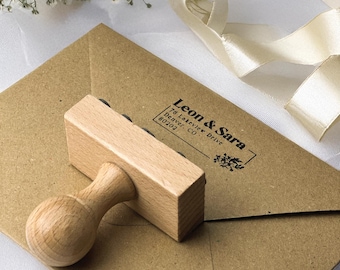 Self Ink Stamp, Save the date, Custom Stamp for Wedding, Return Address Stamp, Letter Stamper, Envelope Stamp, Self inking Stamp