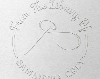 Personalized Book Embosser, Book Embosser, 5 Different Colours To Choose From, Free Gift Pouch Included, Same Day Dispatch, Custom