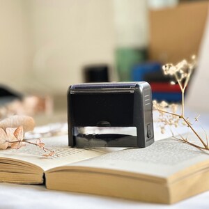 FAST SHIPPING! Custom Self-Inking Address Stamp, Perfect for Weddings, Envelopes And Gifts, Personalized & Ready to Use image 4