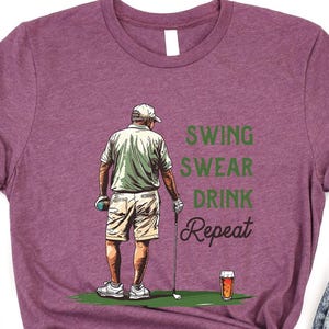 Fathers Day Shirt, Men&#39;s Golf Gift, Best Dad Ever Shirt, Golf Dad Shirt, Gift for Dad, Golf Lover Dad Shirt, Dad Gift