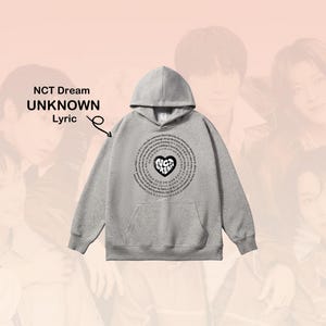 NCT Dream Kpop Hoodie: UNKNOWN Album, Recycled Cotton