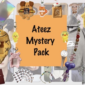 Ateez Mystery Box | Ateez Bias Box | Ateez Box | Ateez Geschenk für sie | Ateez Geschenk | Attez Fächer | Kpop Mystery Box | Ateez Kpop | Ateez San