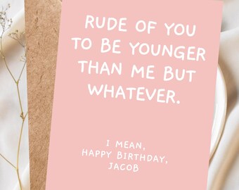 Divertidas Tarjetas De Cumpleaños Para Hermano – My Favourite Sister – Tarjeta De Feliz Cumpleaños Para Hermano De