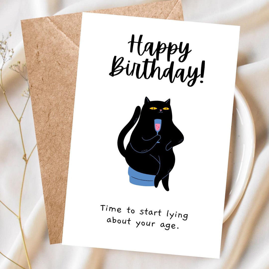 Funny Birthday Card Snarky Birthday Card for Her Best Friend Birthday ...
