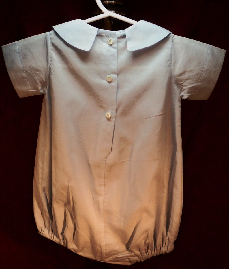 Heirloom Baby Clothes, Baby Boy Bubble, Vintage Style, Reborn Baby, Blue, Batiste, Newborn
