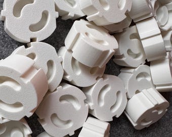 Kinderschutz Steckdose Set 5/10/20 Stück | Steckdosenschutz PLA Nachhaltig | Schuko Abdeckung Typ F | Baby Sicherheit Haushalt, Kinderzimmer