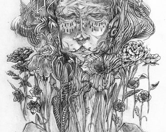 Fantasy Drawing Etsy